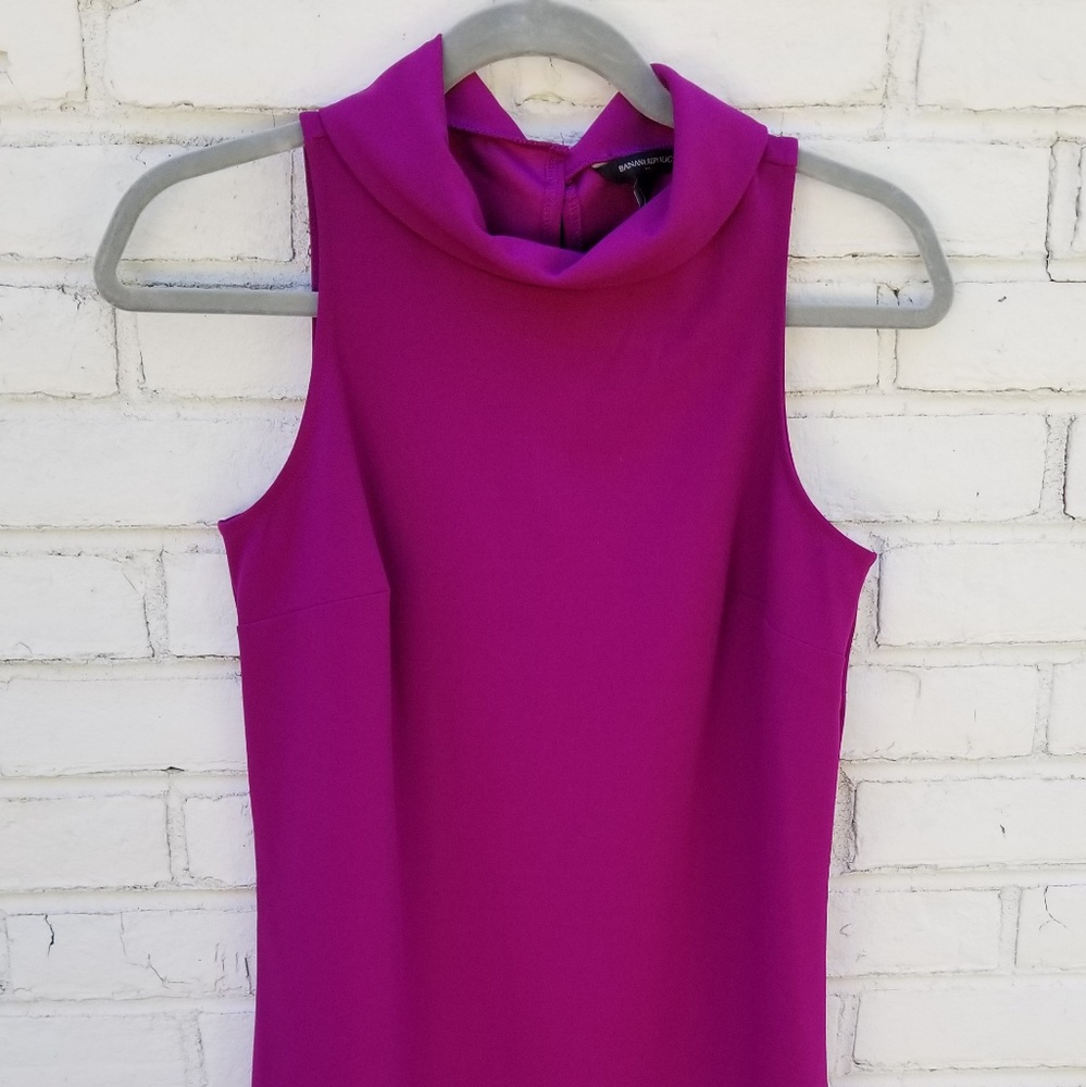 Cowl Neck Shift Dress